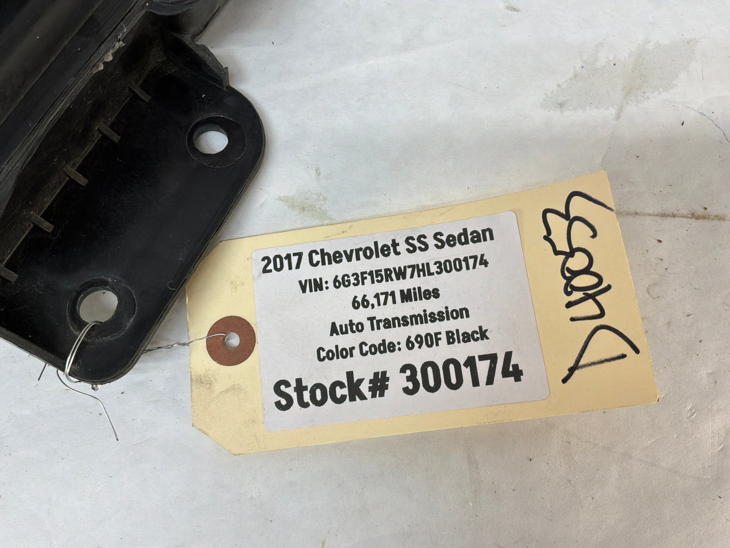 2017 Chevy SS Sedan Windshield Washer Reservoir Overflow Tank Bottle OEM