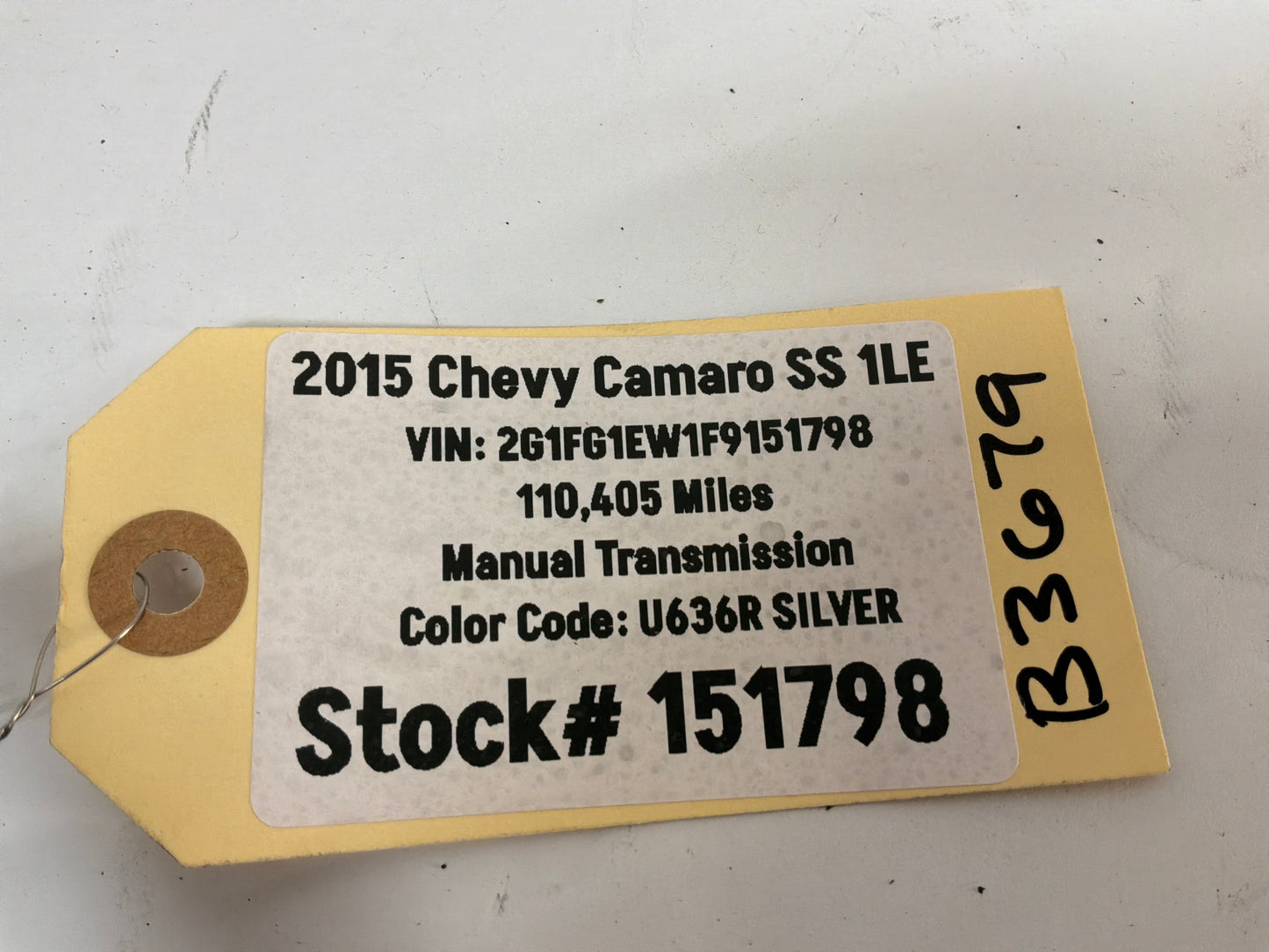 2015 Chevy Camaro SS 1LE Speedometer Gauge Bezel Trim OEM