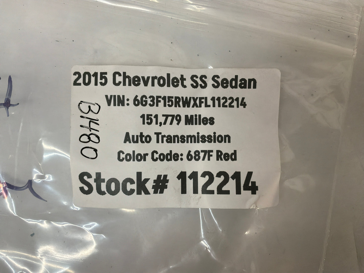 2015 Chevy SS Sedan Driveshaft Drive Shaft Propeller Hardware Nuts Bolts OEM