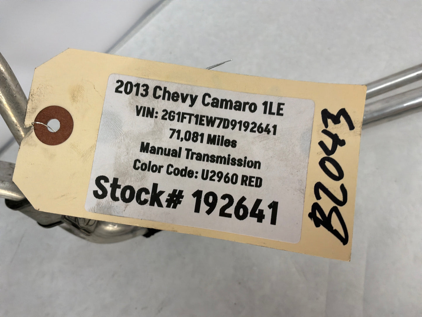 2013 Chevy Camaro 1LE Air Conditioner AC Line Hose Manifold Tube Assembly OEM