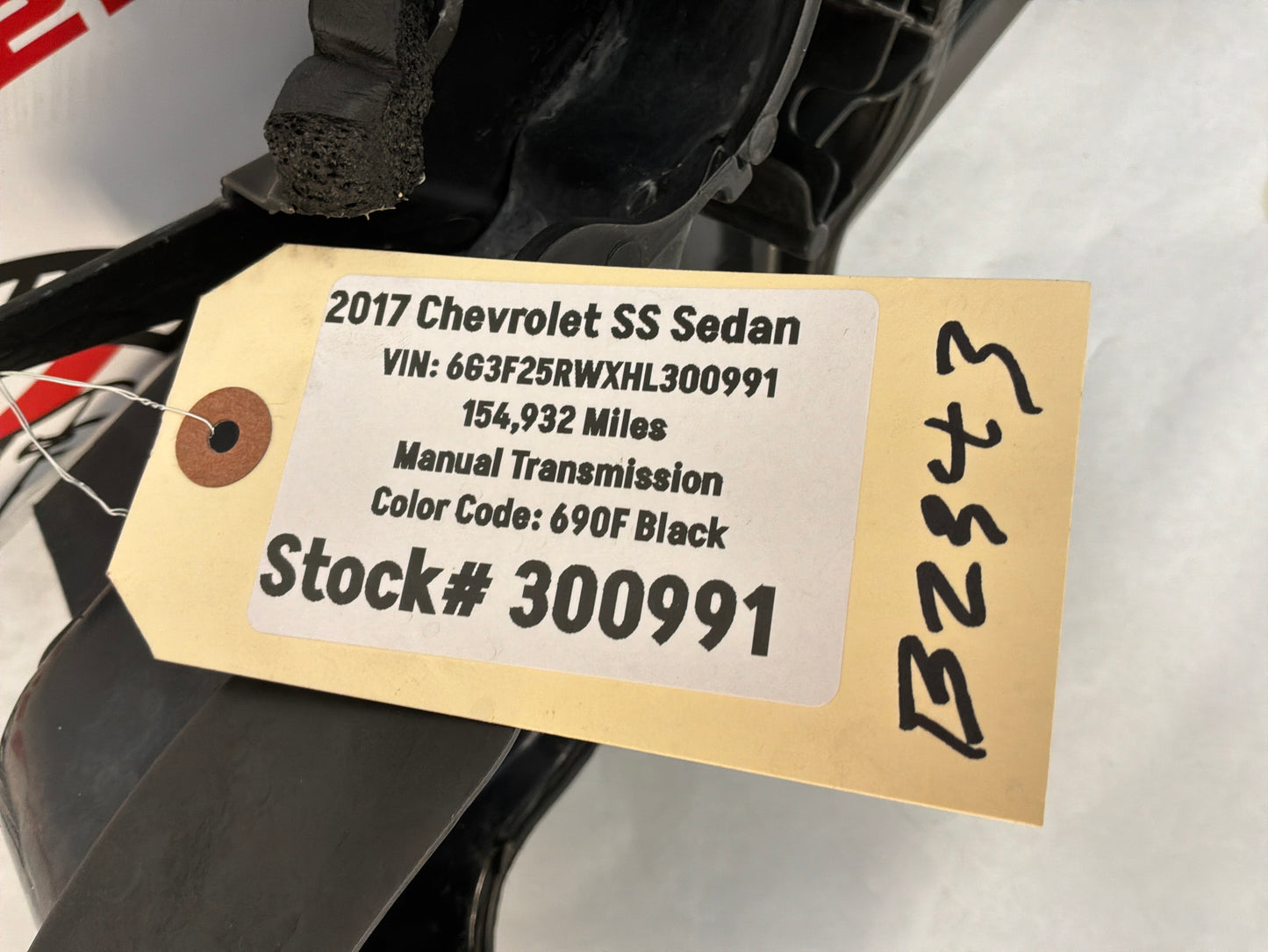 2017 Chevy SS Sedan Front Radiator Core Support Bracket Brace OEM