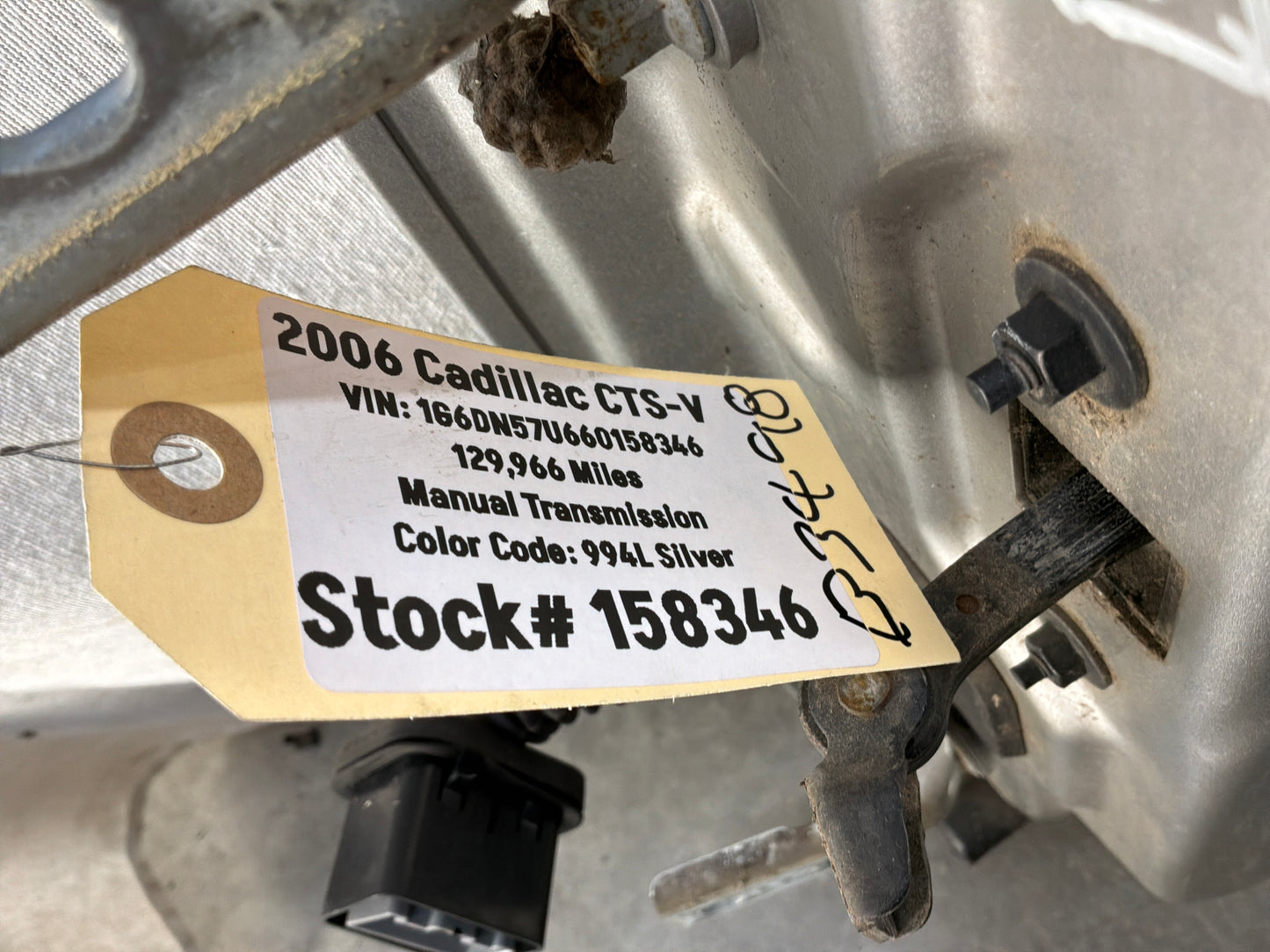 2006 Cadillac CTS-V RH Passenger Exterior Front Door OEM Silver