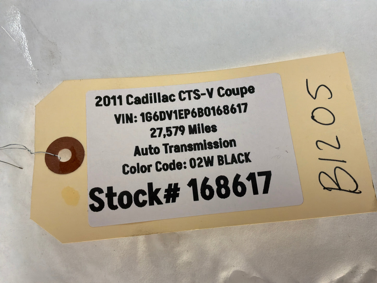 2011 Cadillac CTS-V Coupe RH Passenger Rear Bumper Bracket Support Guide OEM
