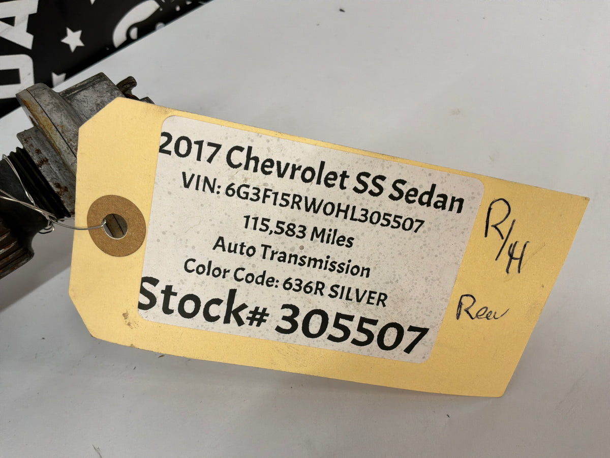 2017 Chevy SS Sedan RH Passenger Rear CV Axle Half Shaft OEM