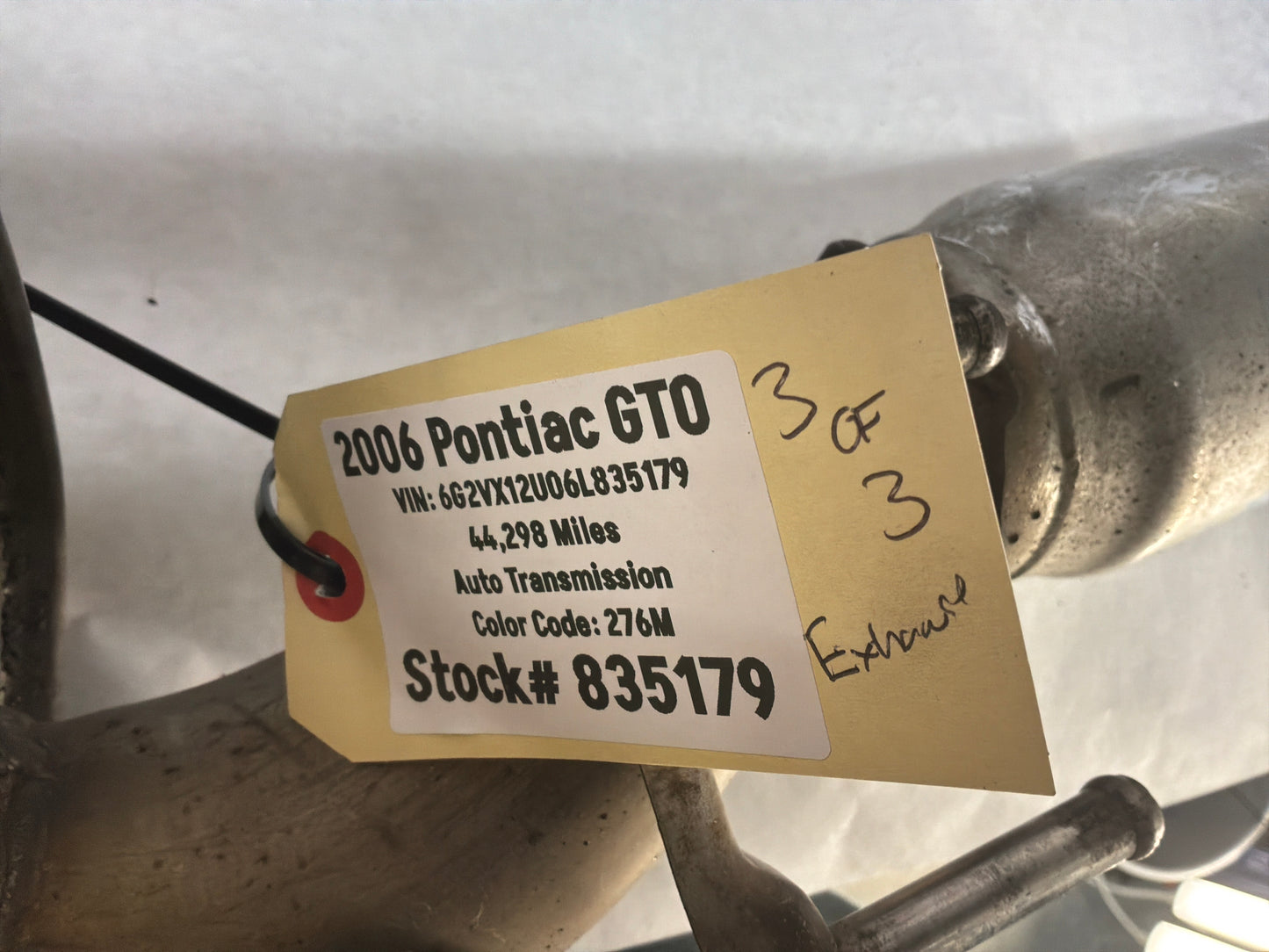 2006 Pontiac GTO Factory OEM Cat Axle Back Exhaust Mufflers