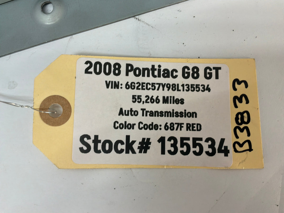 2008 Pontiac G8 GT C/D Radio Receiver Stereo Blaupunkdt Head Unit OEM