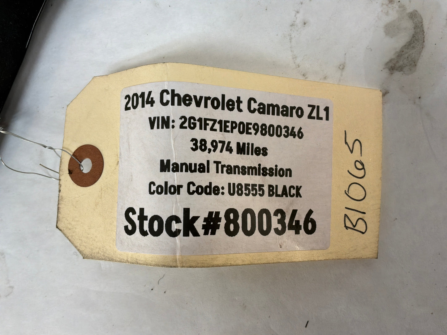 2014 Chevy Camaro ZL1 Front Bumper Fascia Upper Support Bracket Brace OEM