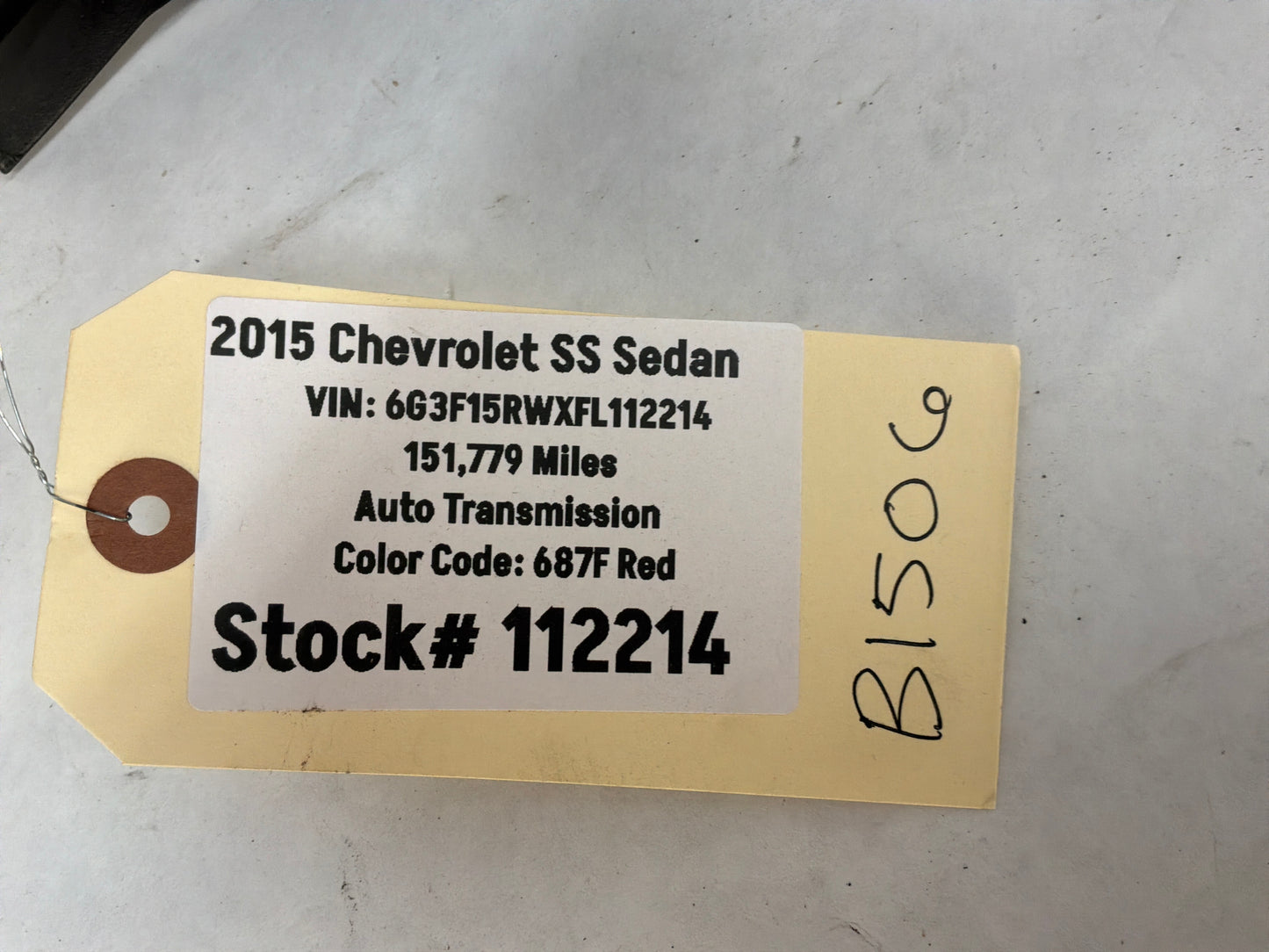 2015 Chevy SS Sedan Trunk Interior Cargo Liftgate Wall Plate Cover Garnish Trim Molding OEM