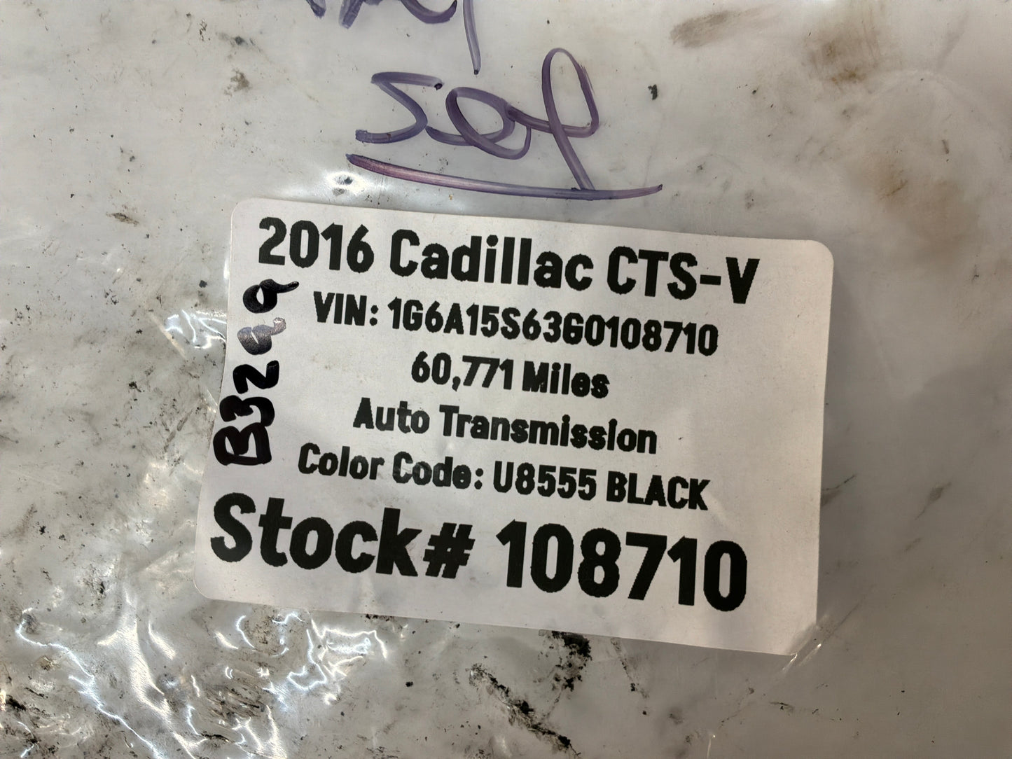 2016 Cadillac CTS-V Axle Bolts OEM