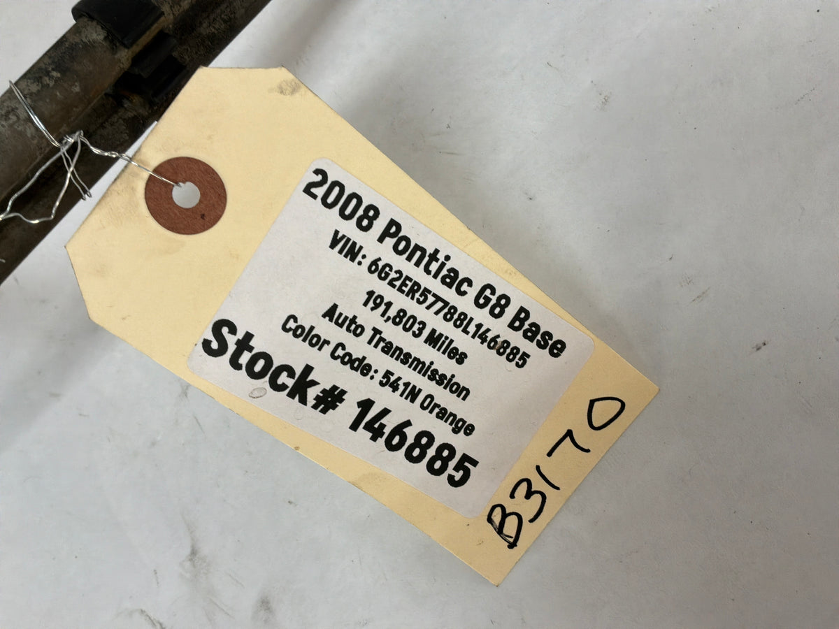 2008 Pontiac G8 Base Automatic Transmission Oil Cooler Lines Hoses Tubes Pipes OEM