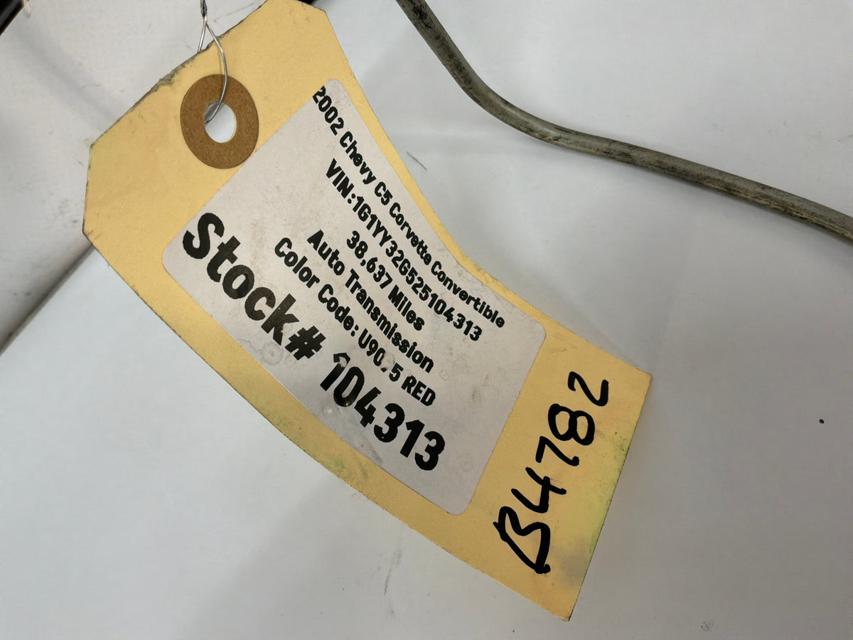 2002 Chevy Corvette Convertible Front Cradle Hard Brake Line OEM