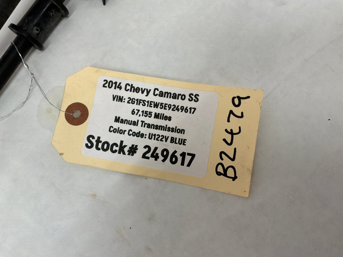 2014 Chevy Camaro SS Emergency E Parking Brake Cables OEM