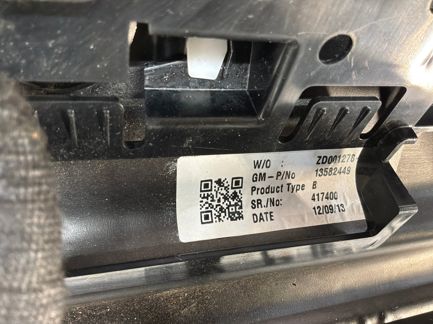 2017 Chevy SS Sedan LH Driver Front Seat Lower Track Frame Motor Assembly OEM