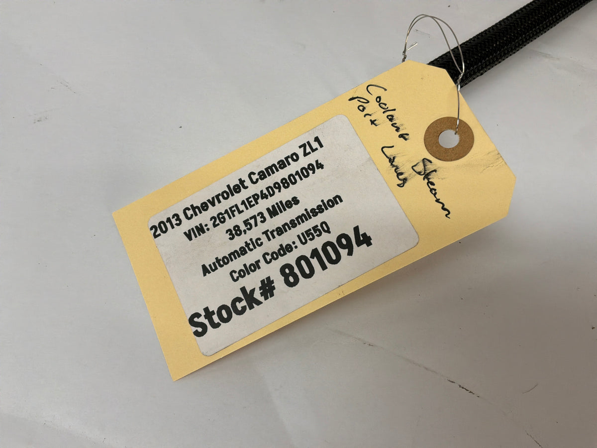2013 Chevy Camaro ZL1 Coolant Steam Vent Tube Line Hose OEM