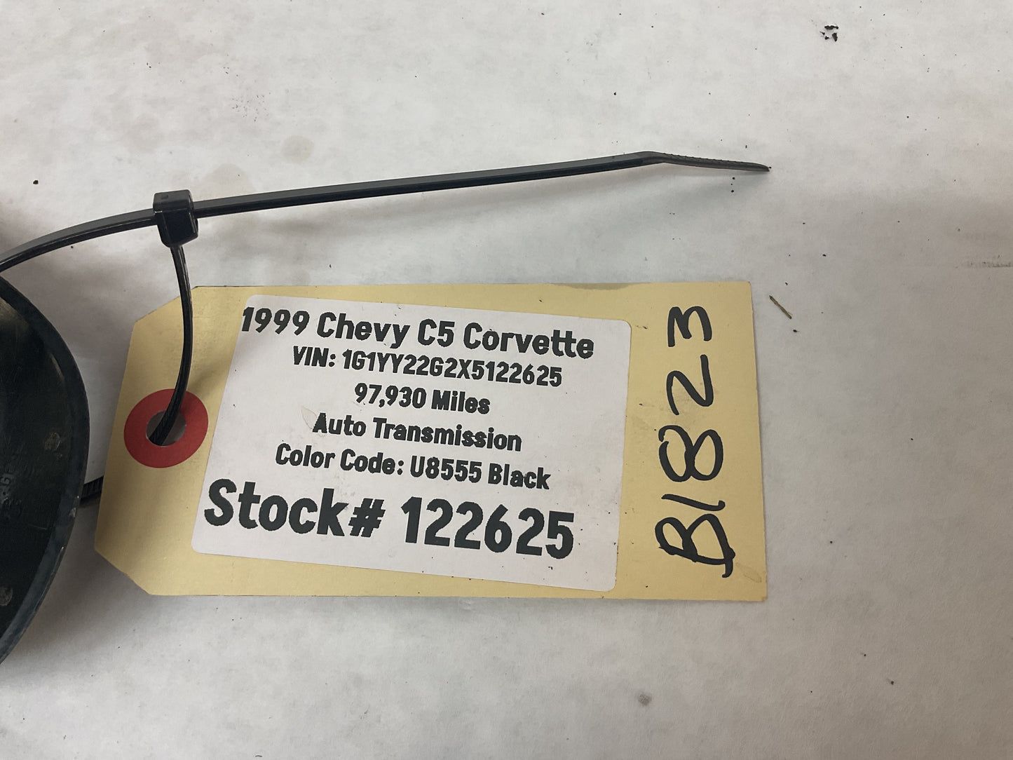 1999 Chevy C5 Corvette LH Driver Inner Interior Door Handle Trim Bezel Frame OEM