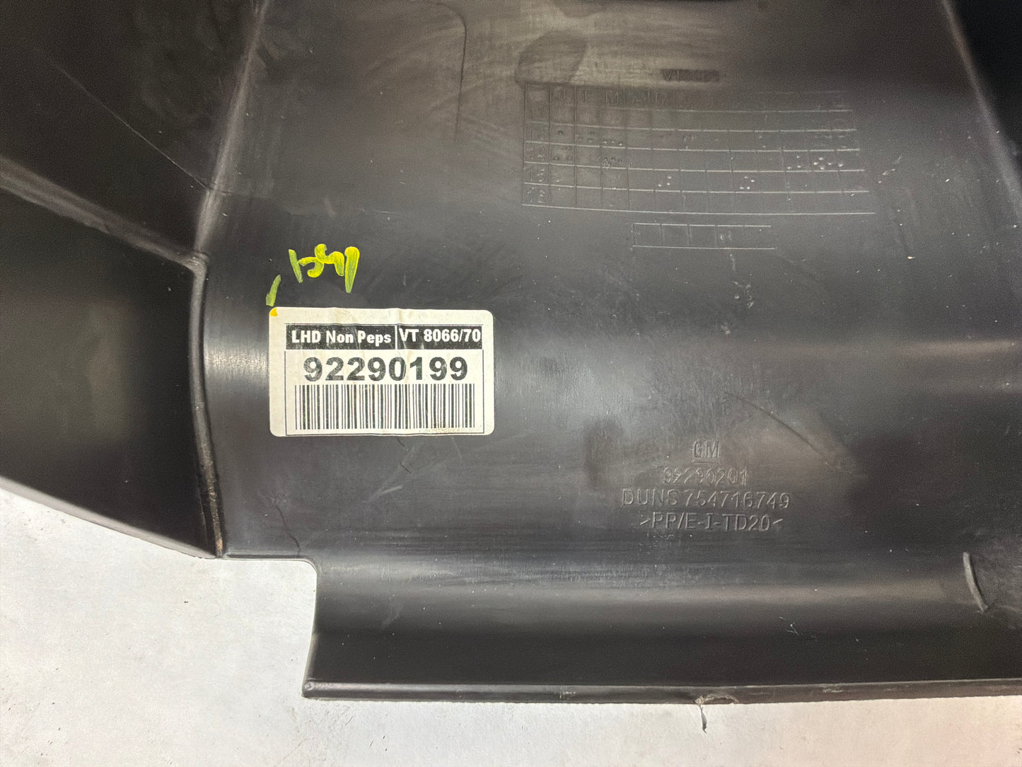 2016 Chevy Caprice PPV Steering Column Calm Shell Shroud Cover Trim OEM