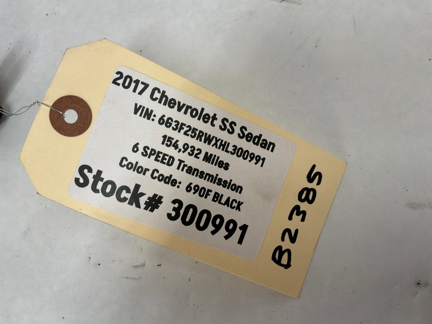 2017 Chevy SS Sedan Instrumental Dash Panel Suede Trim Engine Start Button OEM