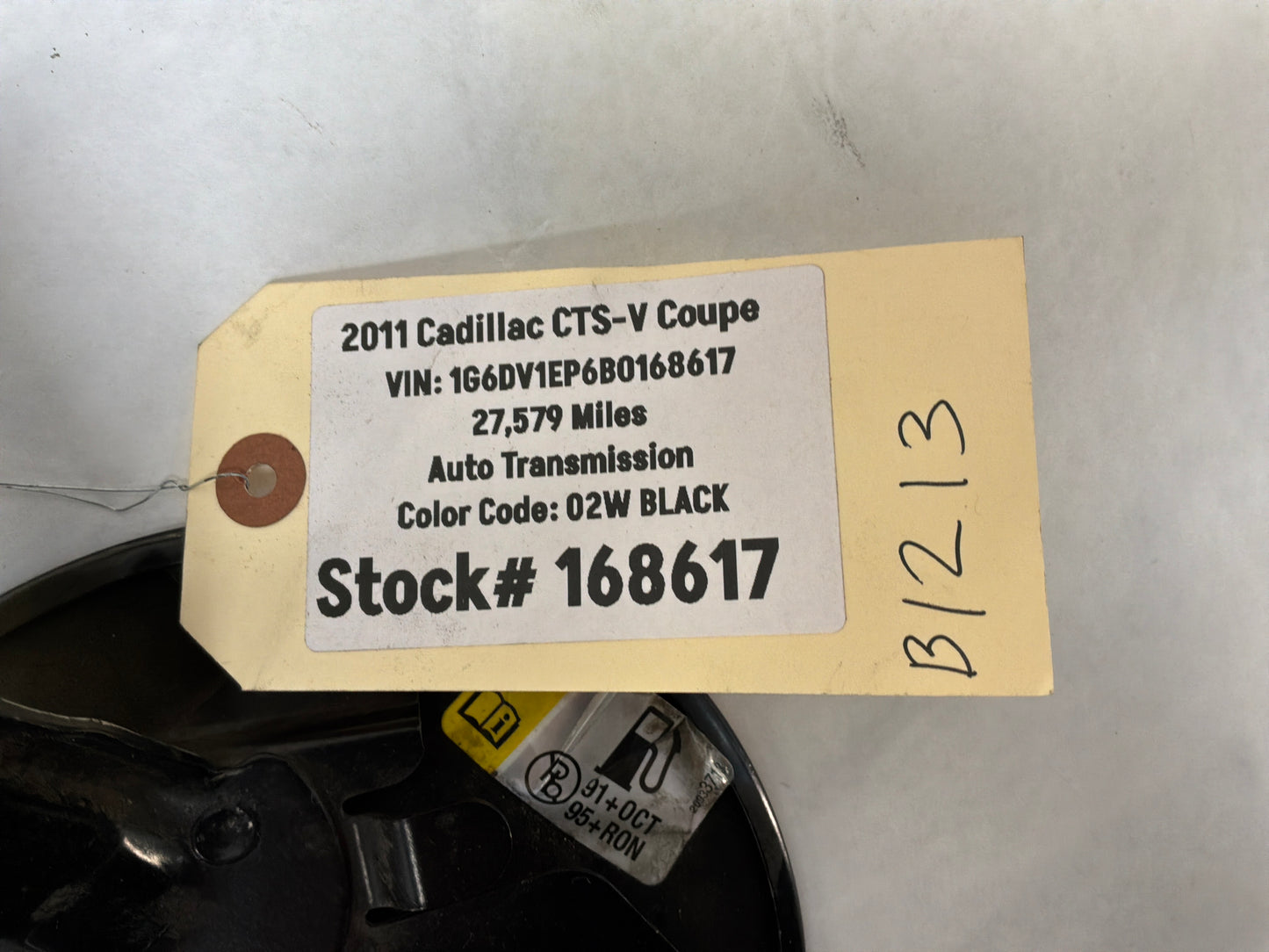 2011 Cadillac CTS-V Coupe Fuel Gas Tank Door Cover OEM