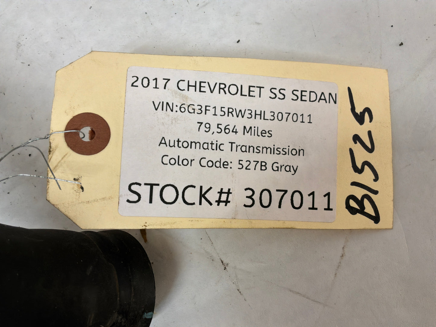 2017 Chevrolet SS Sedan Upper Radiator Heater Hose Line Tube OEM