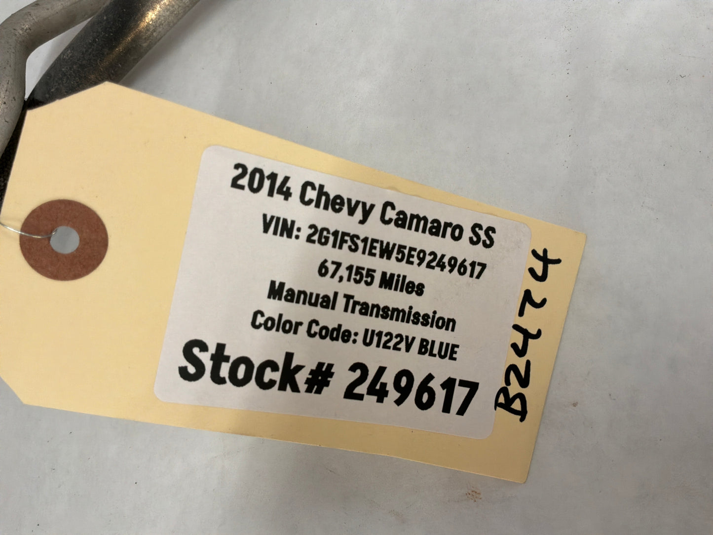 2014 Chevy Camaro SS Air Conditioner AC Compressor Manifold Hose Line Tube Assembly OEM