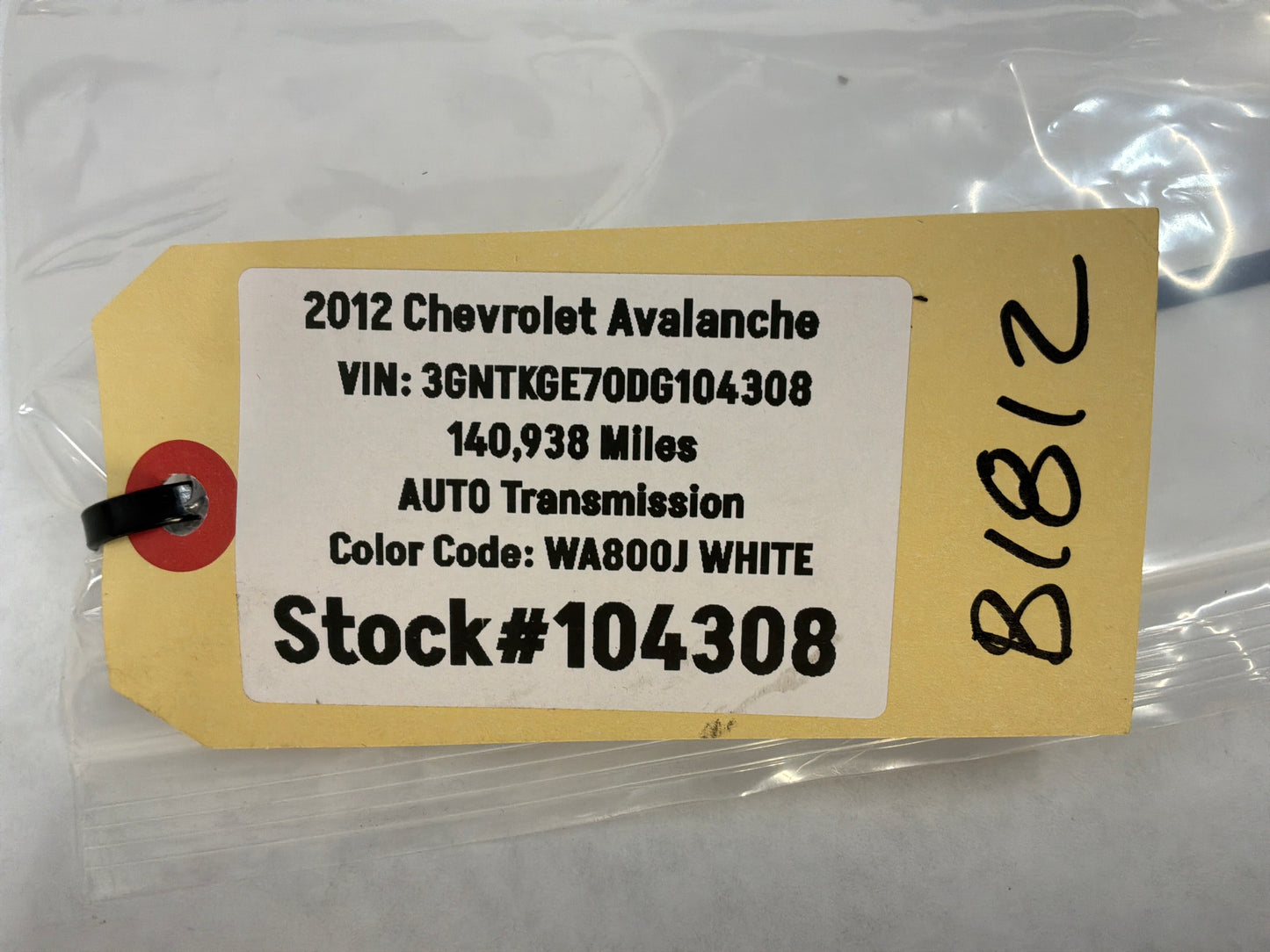 2012 Chevy Avalanche Black Diamond Emblem Badge OEM