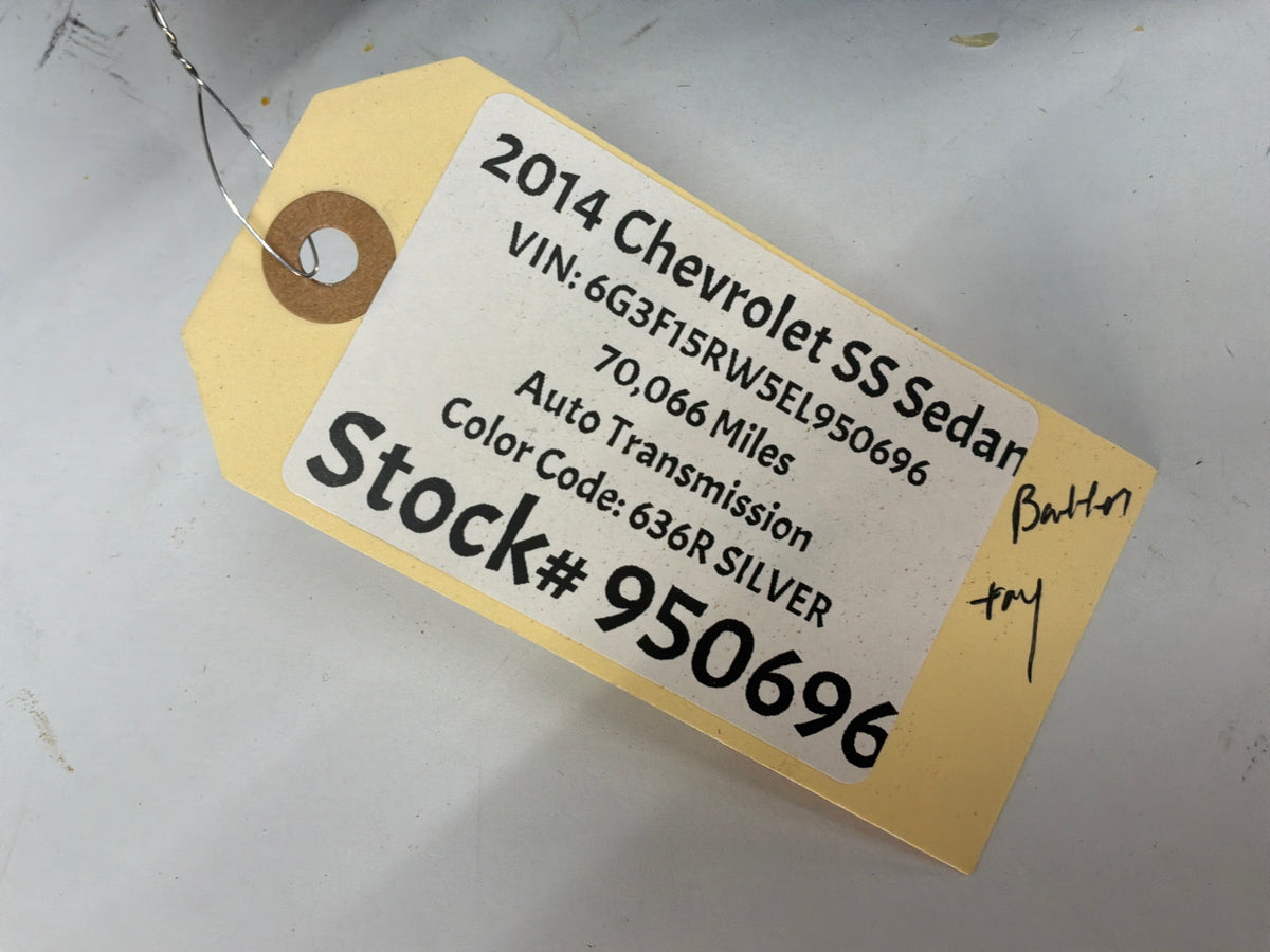 2014 Chevy SS Sedan Battery Tray Bracket Mount Frame OEM