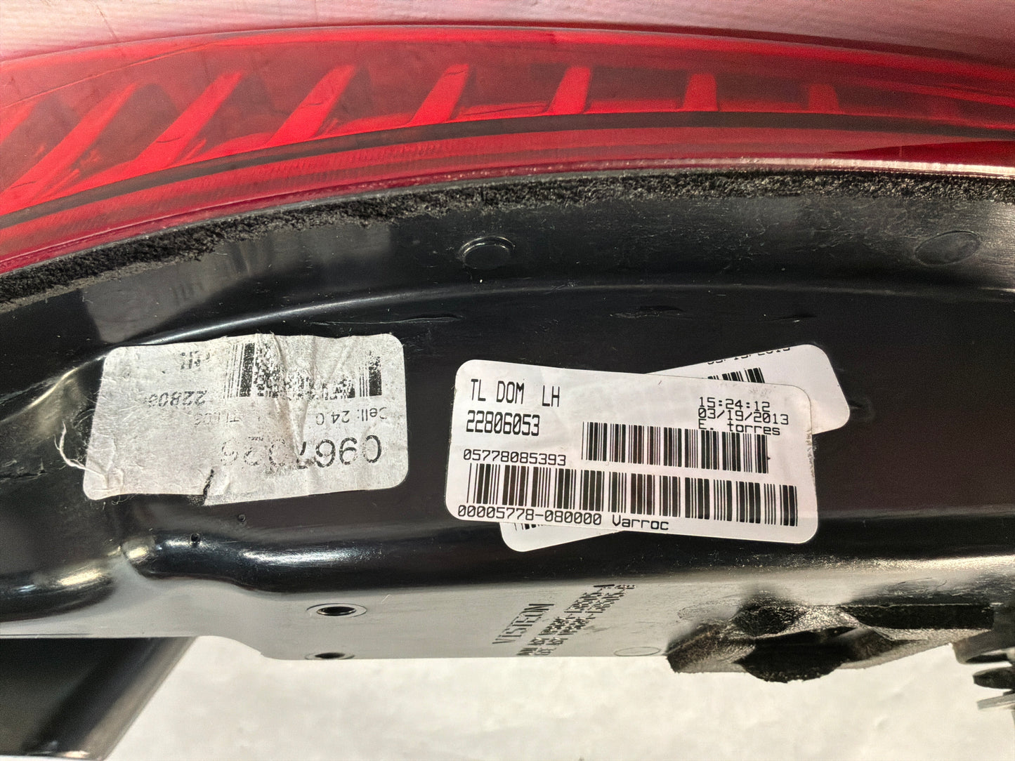 Tail light - Day's Parts Yard