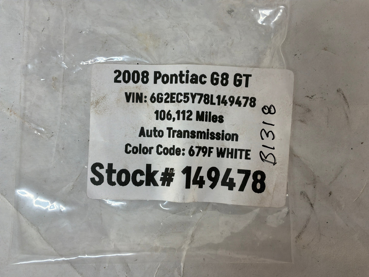 2008 Pontiac G8 GT Positive Battery Terminal Fuse Relay OEM