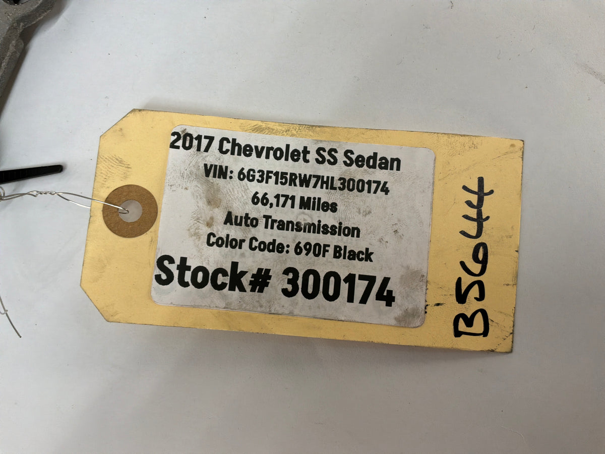 TRASH 2017 Chevy SS Sedan Rear Engine Block Cover OEM