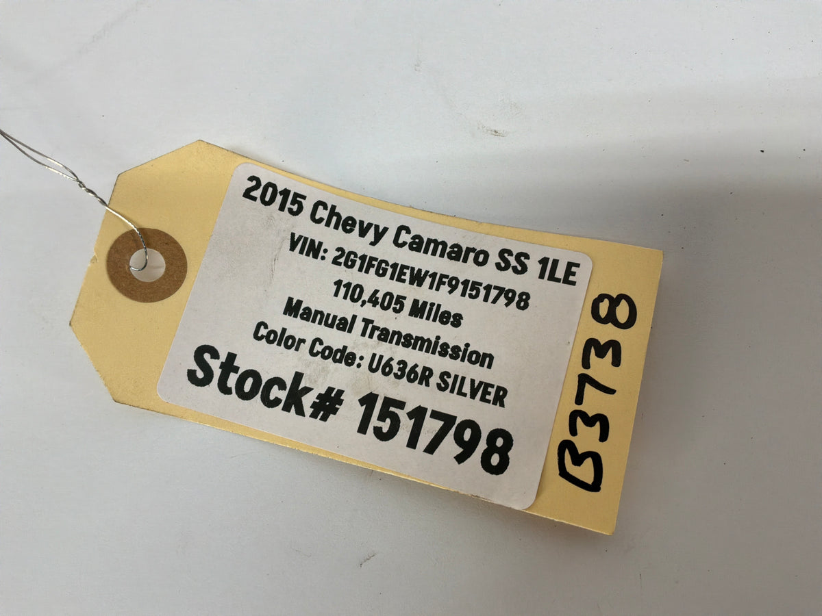 2015 Chevy Camaro SS 1LE Cloth Dash Panel Trim Molding 2 pc OEM