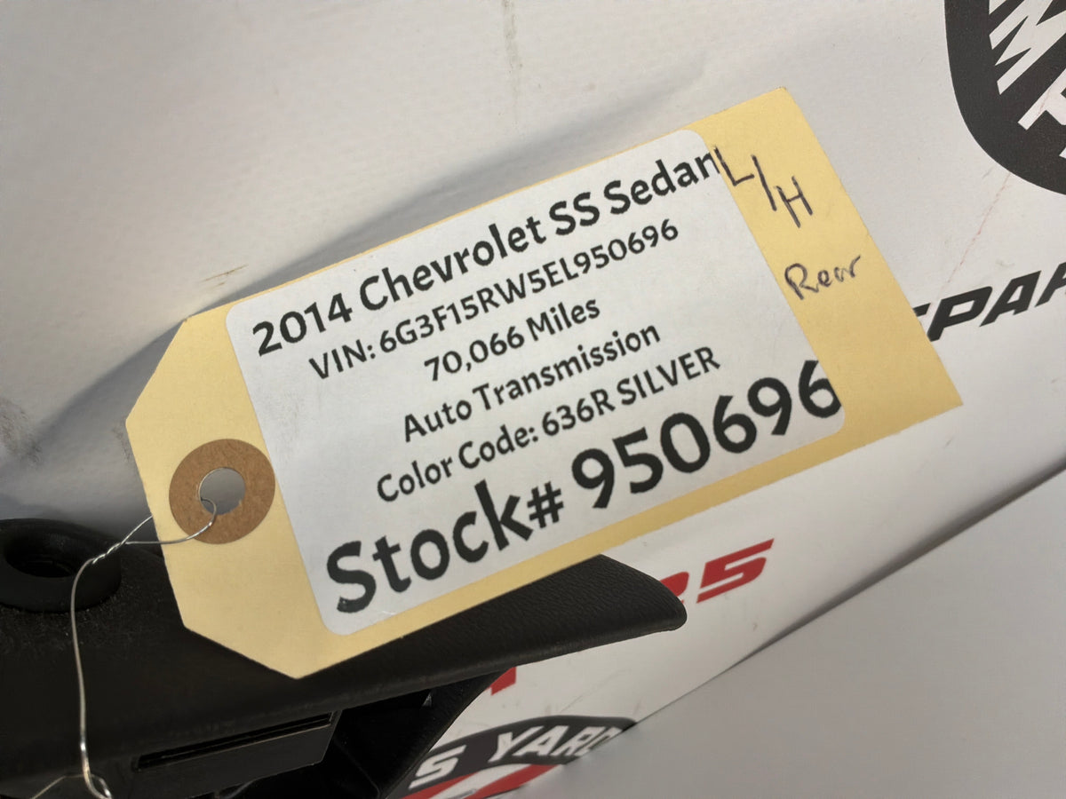 2014 Chevy SS Sedan LH Driver Rear Door Panel Interior Trim OEM