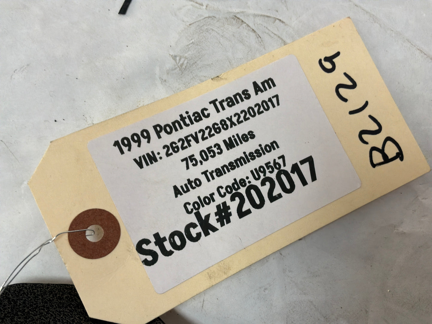 1999 Pontiac Trans Am WS6 Front Shock Strut Tower Brace OEM