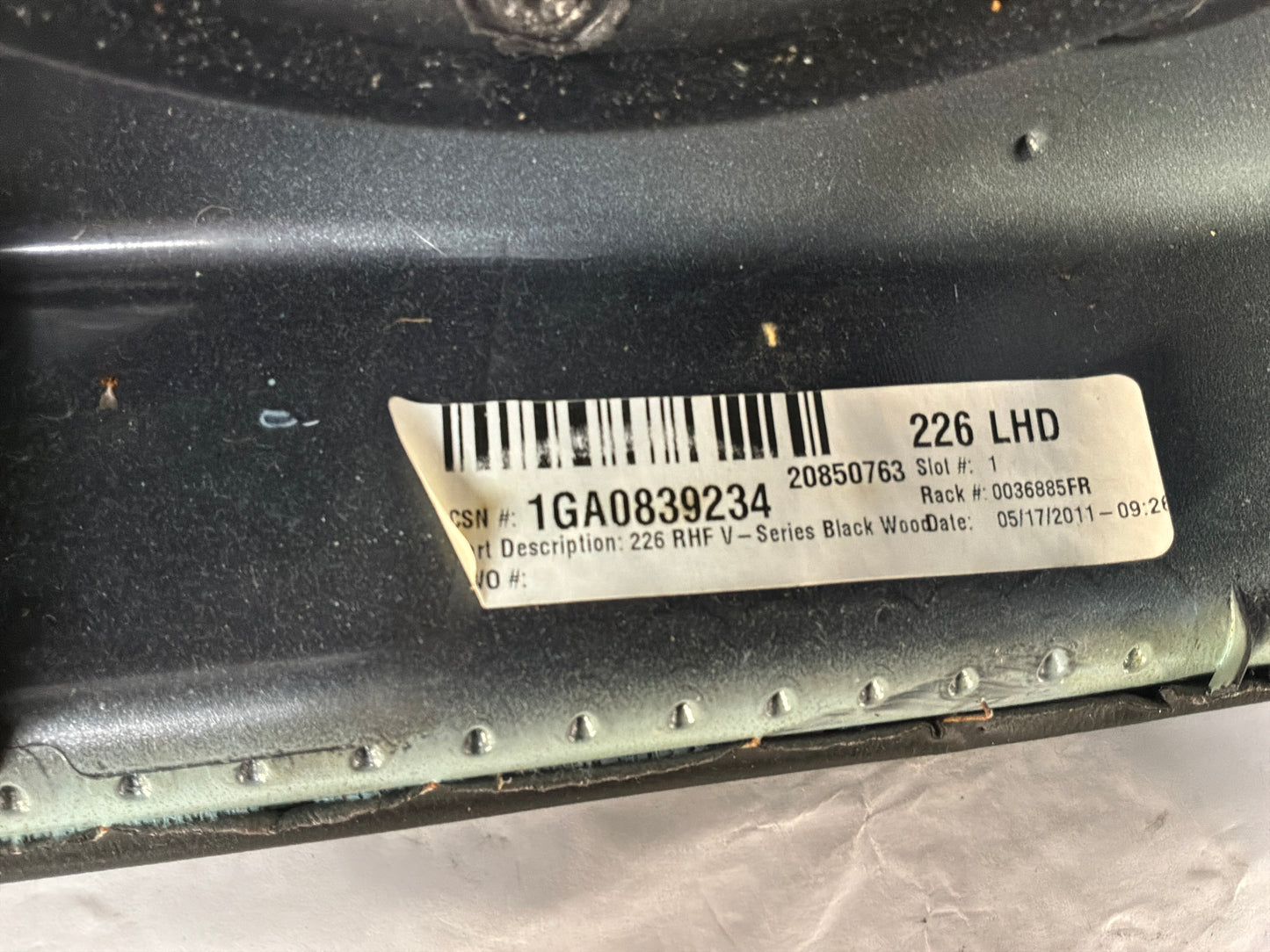 2011 Cadillac CTS-V Coupe RH Passenger Interior Door Panel Saffron OEM