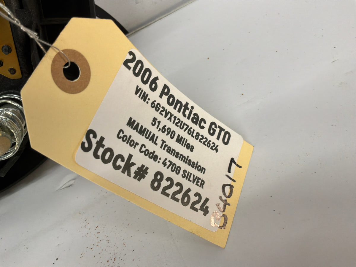 2006 Pontiac GTO Steering wheel airbags