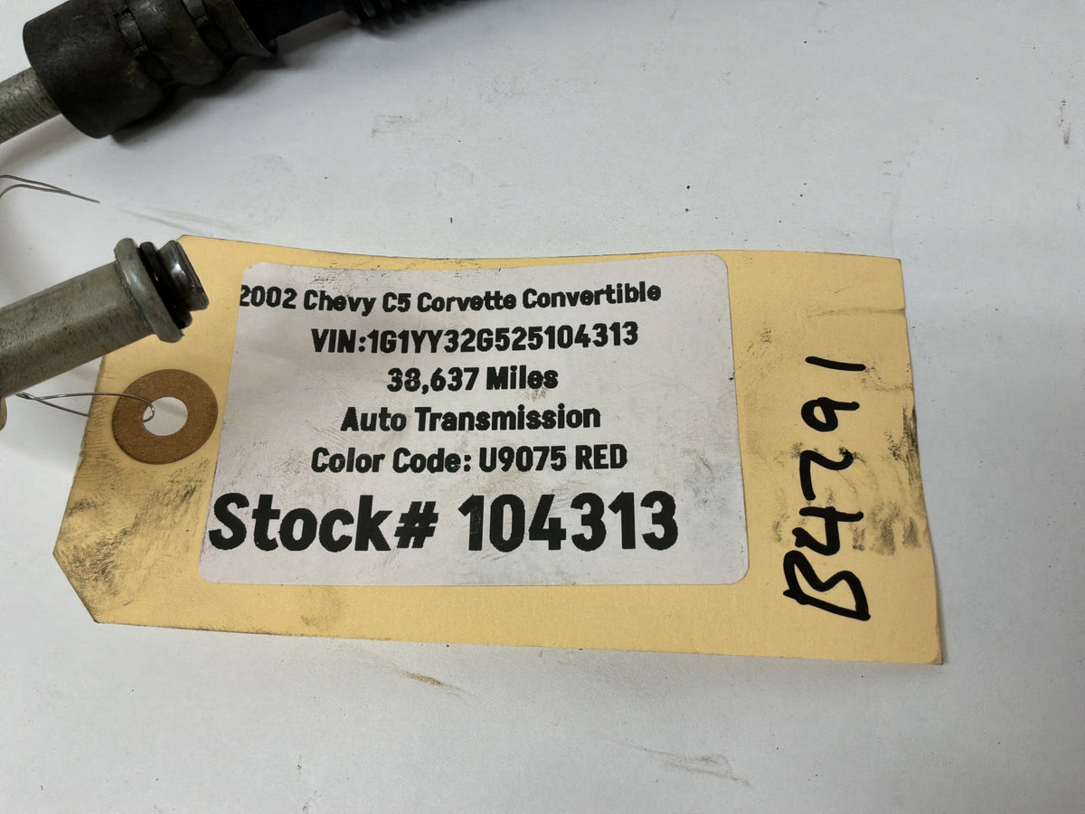 2002 Chevy C5 Corvette Convertible Power Steering Hose High Pressure Line