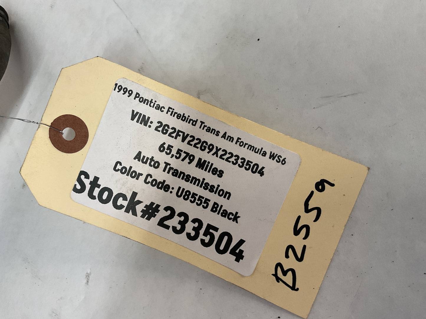 1999 Pontiac Firebird Trans Am Formula WS6 Coolant Steam Vent Tube Line Hose OEM