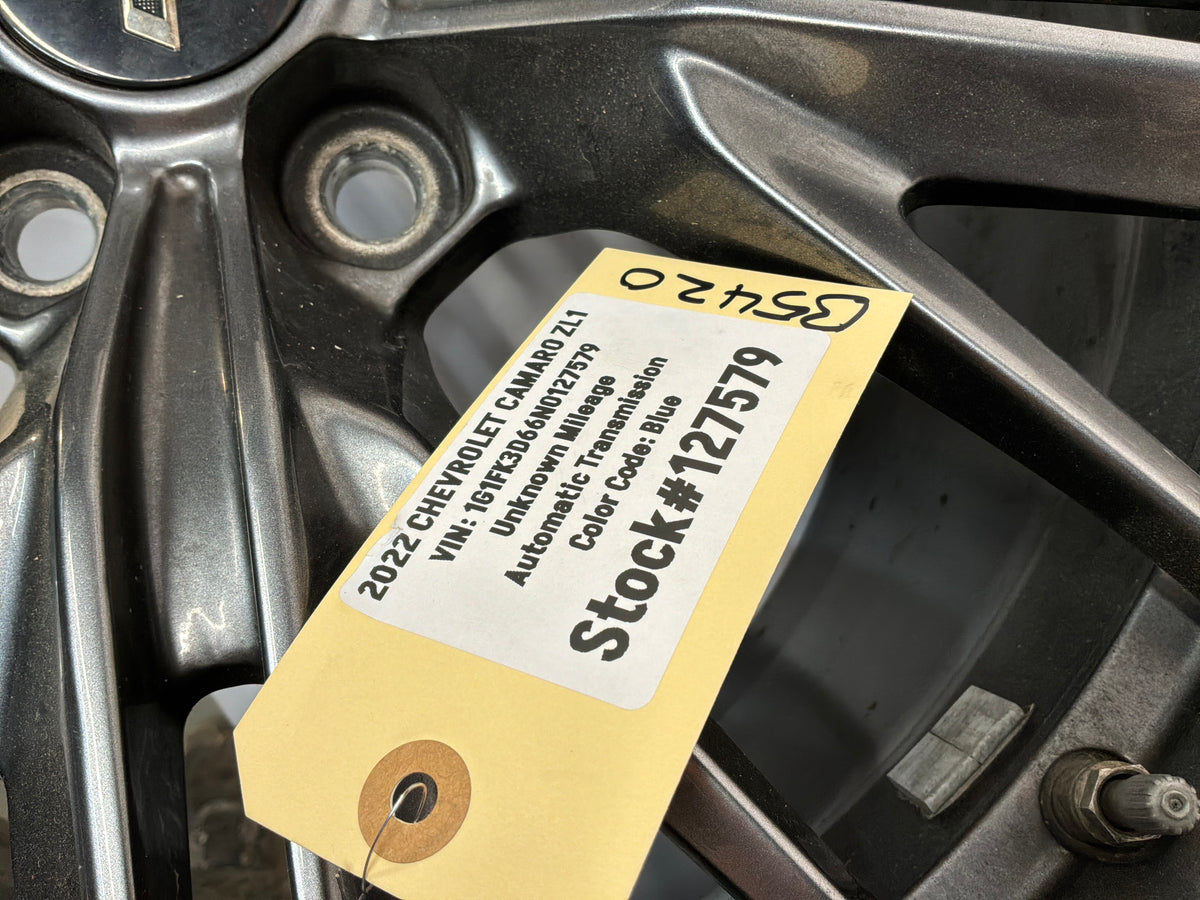 2022 Chevy Camaro ZL1 Factory OEM Rear Wheel 20X11