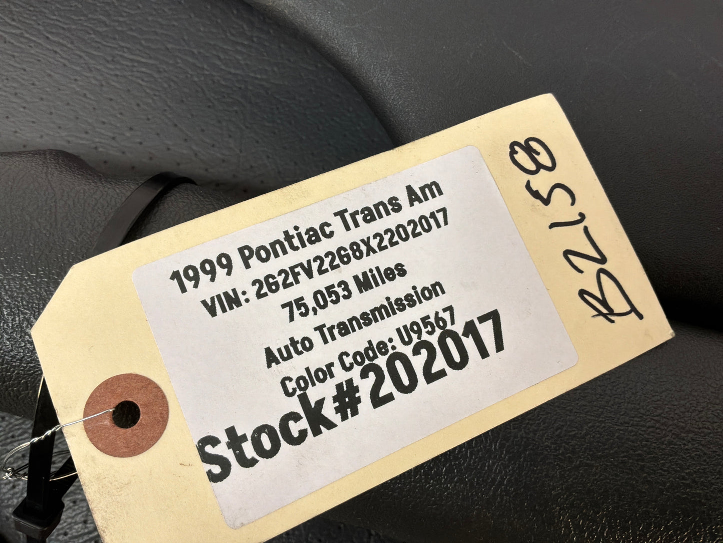 1999 Pontiac Trans Am WS6 LH Driver Front Interior Door Panels OEM