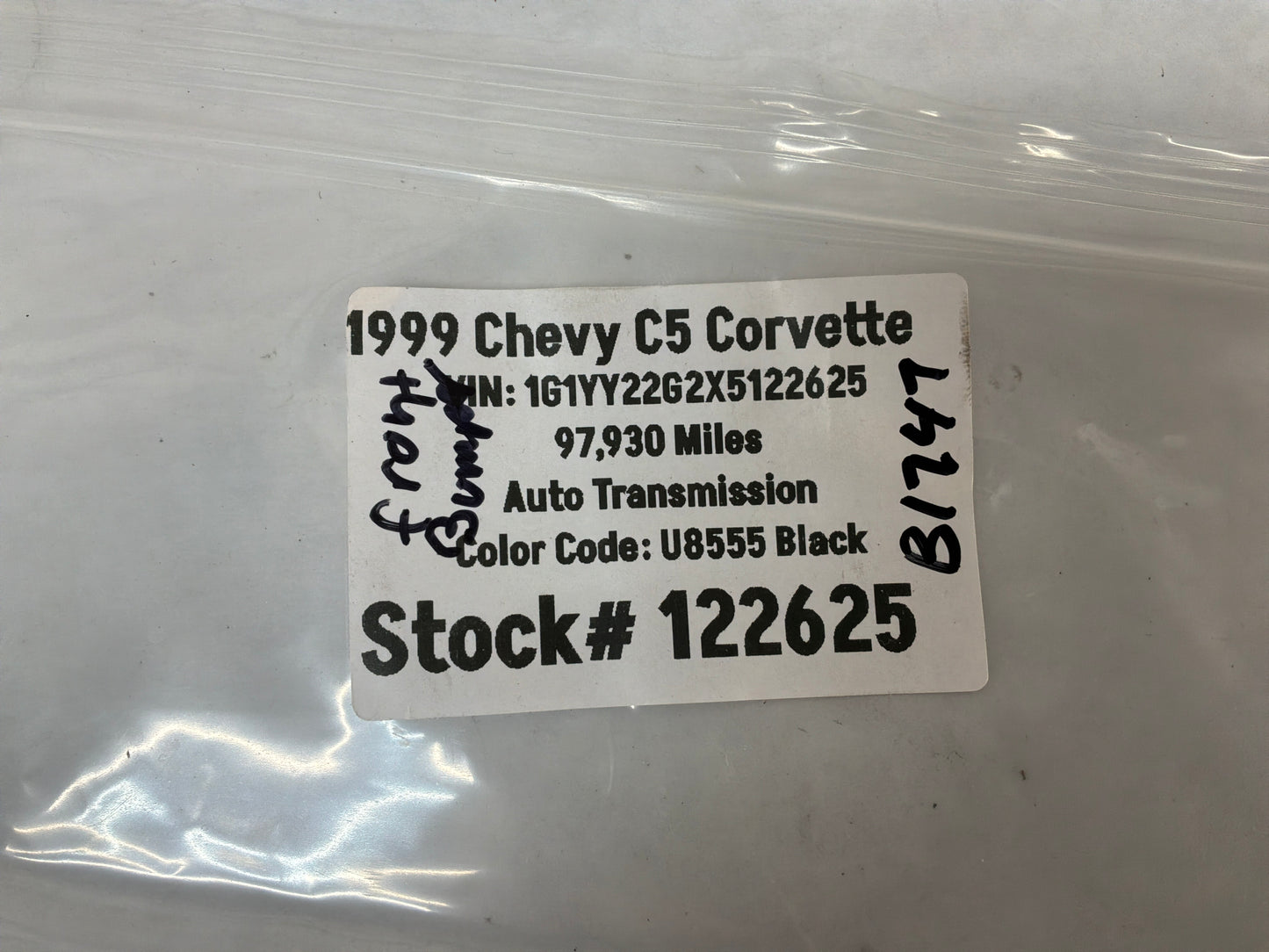 1999 Chevy C5 Corvette Front Bumper Emblem Badge OEM