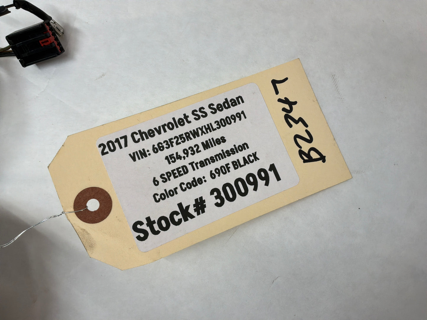 2017 Chevy SS Sedan Steering Wheel Clock Spring OEM