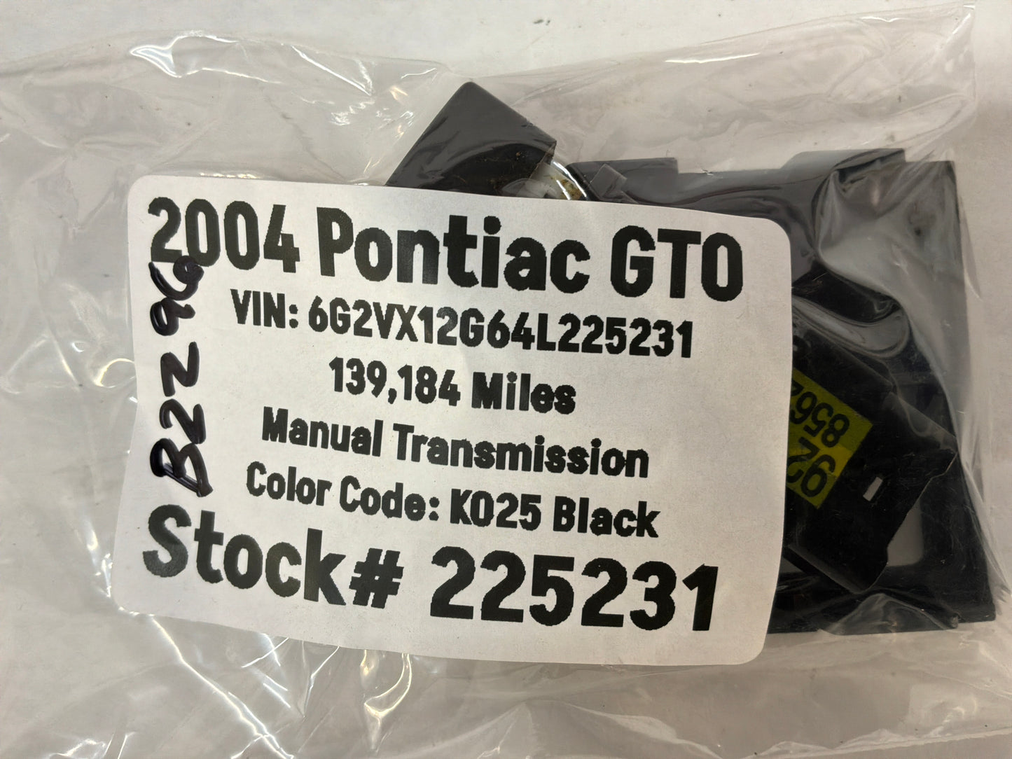2004 Pontiac GTO Traction Control Switch w/ Bezel OEM