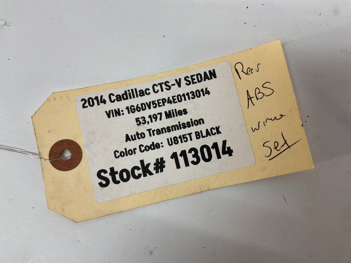 2014 Cadillac CTS-V Sedan RH & LH Rear ABS Speed Sensor Wire OEM