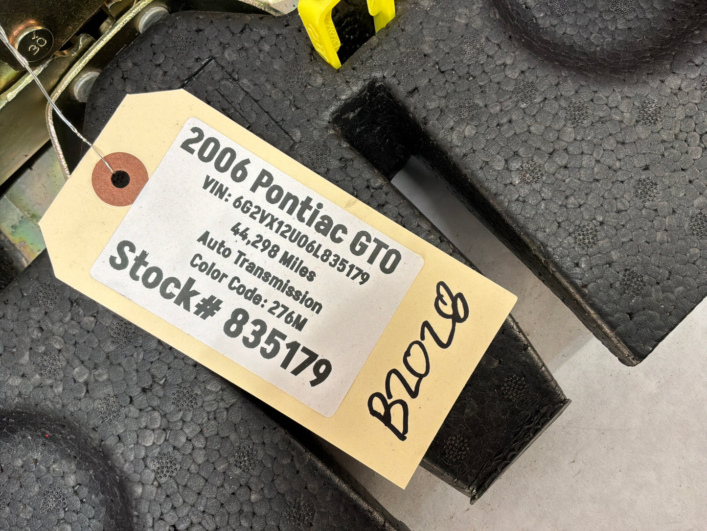 2006 Pontiac GTO Emergency Spare Tire Jack Tool Kit OEM