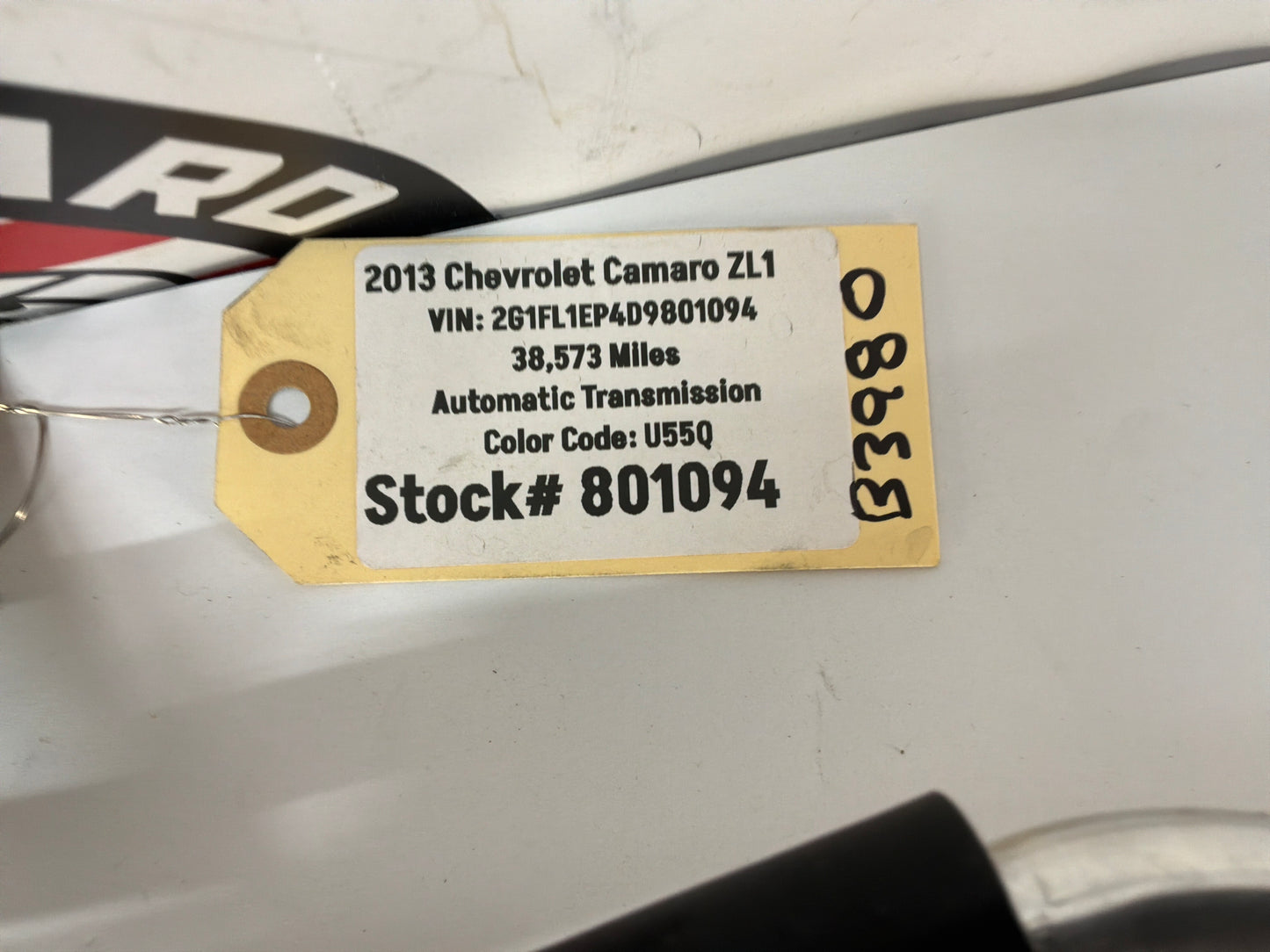2013 Chevy Camaro ZL1 Heater Core Hoses Lines Tubes OEM