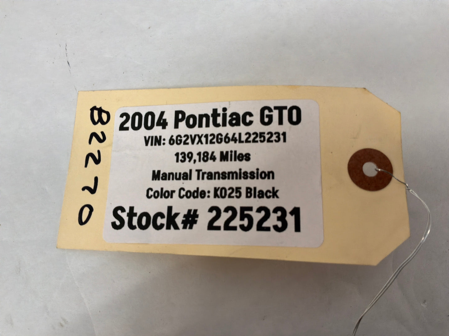 2004 Pontiac GTO 3rd Third Brake Taillight Light Lamp High Mount OEM