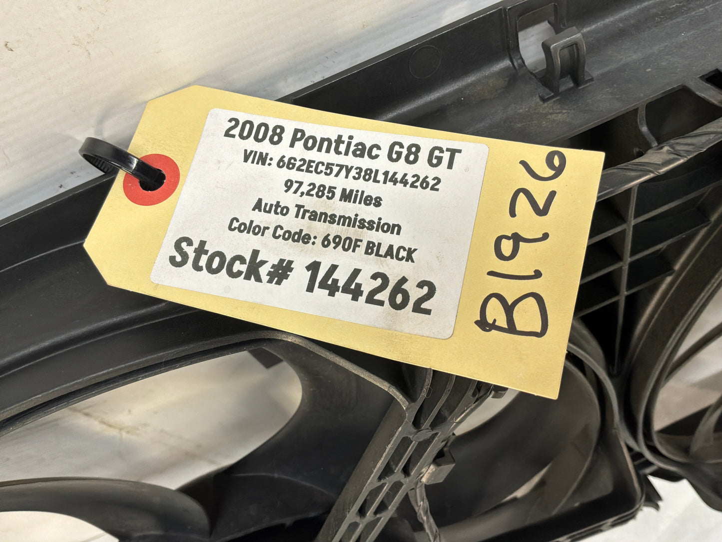 2008 Pontiac G8 GT Dual Radiator Electric Coolant Cooling Fans Assembly OEM