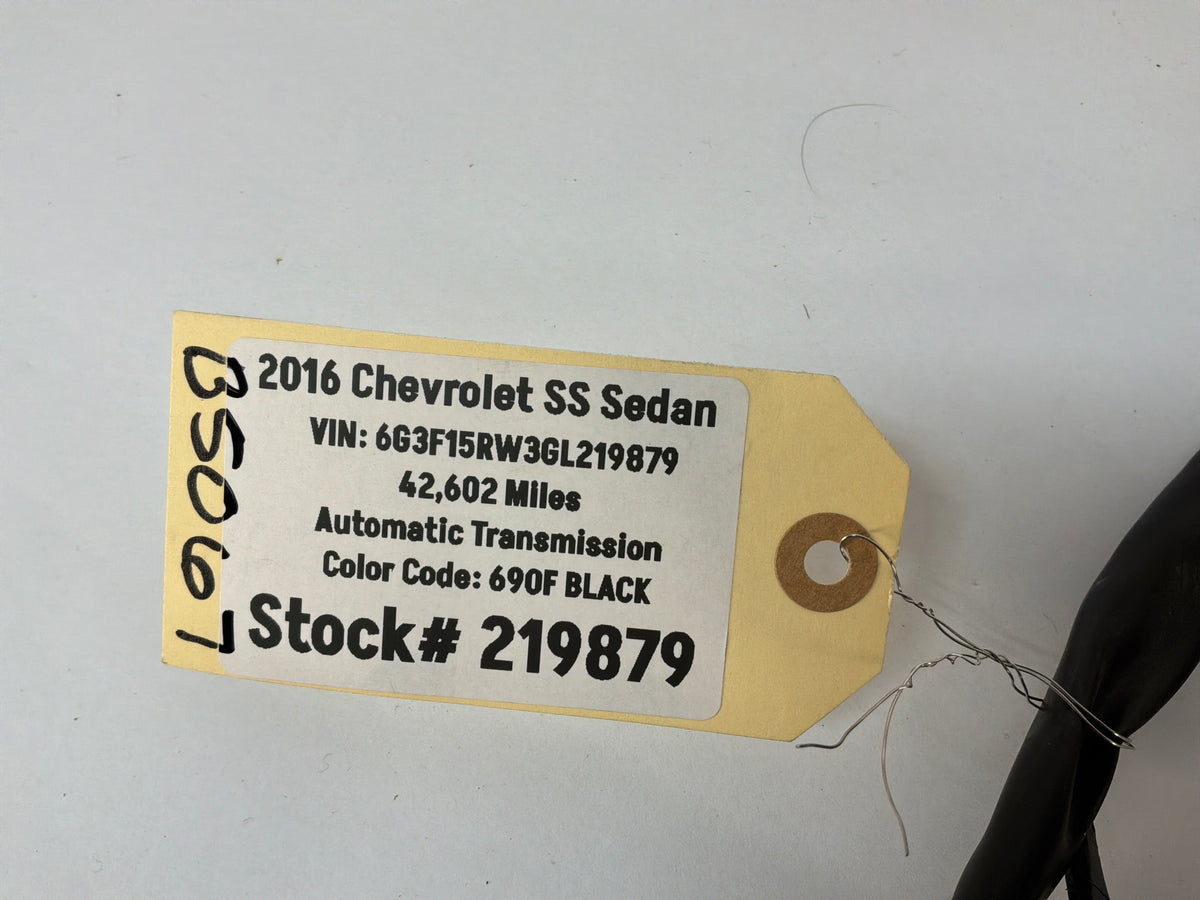2016 Chevy SS Sedan Core support harness