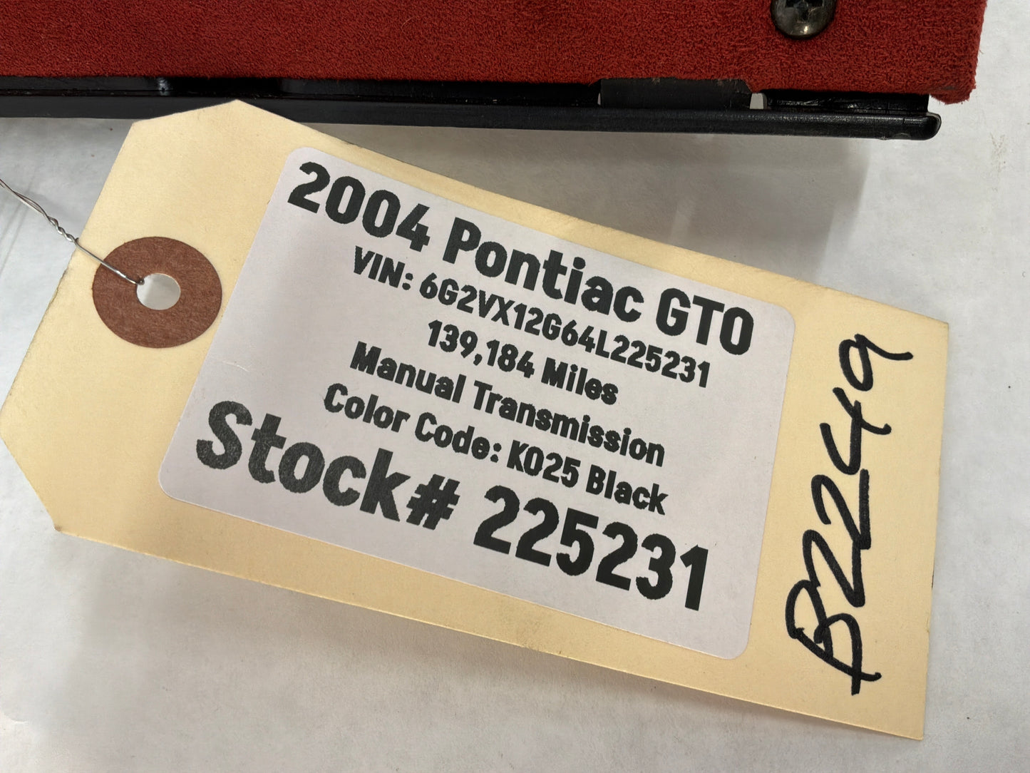 2004 Pontiac GTO Black Suede Lower Dash Knee Bolster Fuse Cover OEM