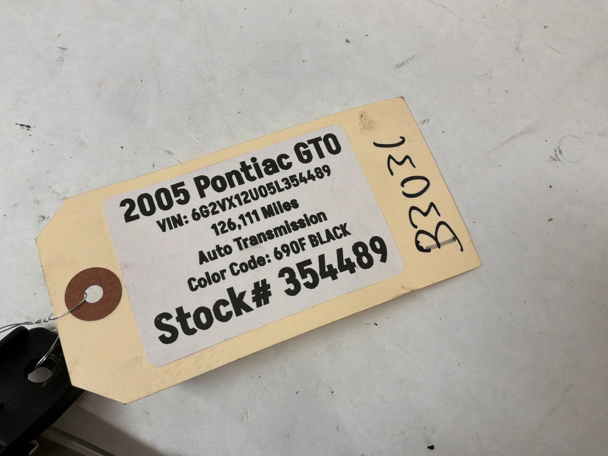 2005 Pontiac GTO Red Instrument Panel Gauge Cluster Speedometer OEM