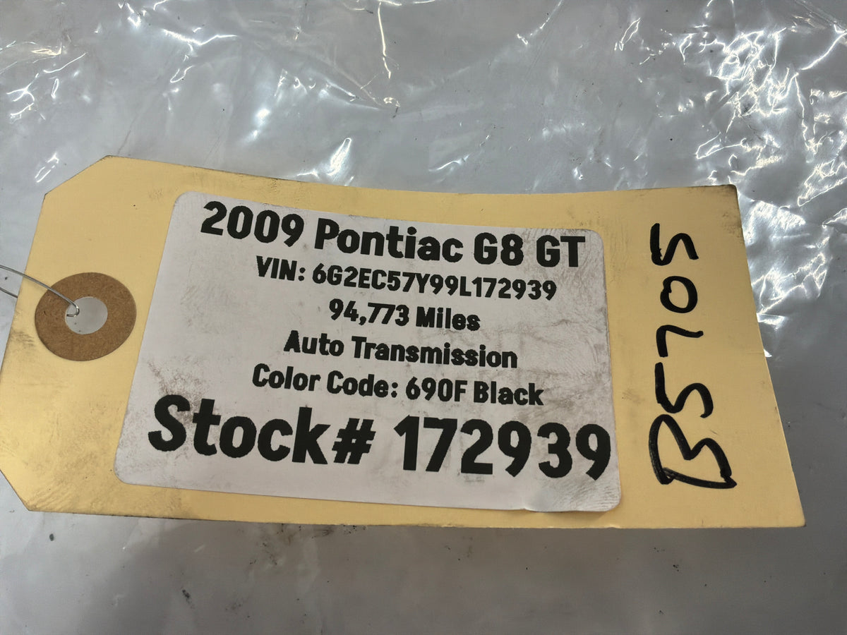 2009 Pontiac G8 GT Rear Suspension Cradle Subframe Bolts Hardware OEM - Day's Parts Yard